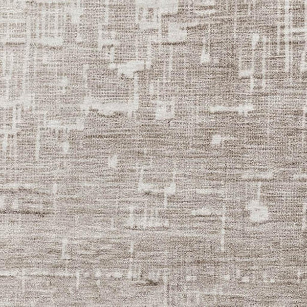 HomeRoots 9' X 12' Khaki Gray Charcoal Ombre Area Rug - Washable, UV Protected & Stain Resistant for Durability 683362