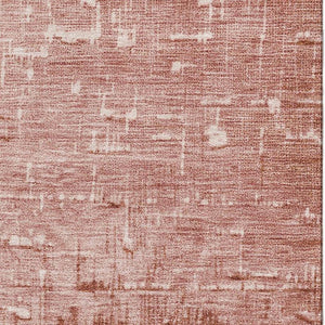 HomeRoots 8' X 10' Ombre Area Rug in Rust Gray & Charcoal - Washable, UV Protected, Stain Resistant Design 683373
