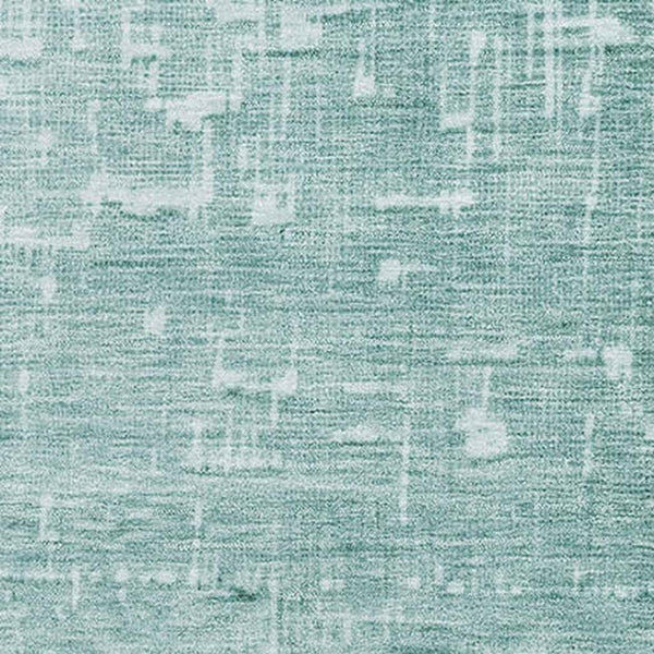 HomeRoots 8' X 10' Teal Gray Charcoal Ombre Washable Area Rug - Durable, Stain-Resistant, UV Protected Design 683385