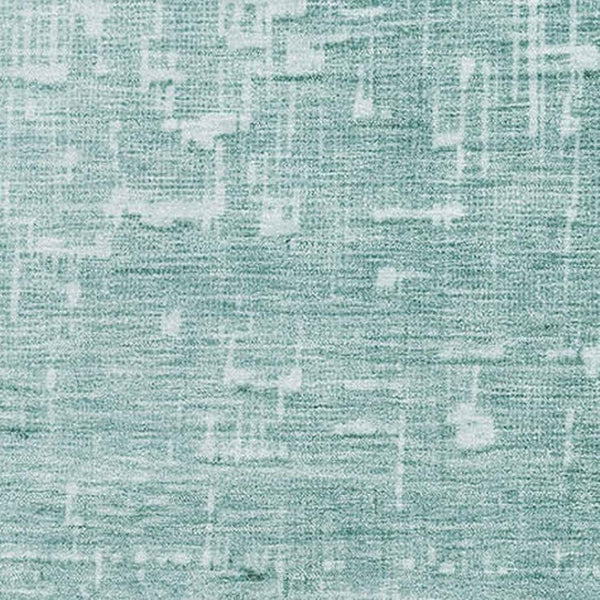 HomeRoots 10' Teal Gray Charcoal Ombre Washable Area Rug - Durable, UV-Protected, Perfect for High-Traffic Spaces 683387