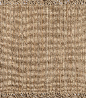 HomeRoots 9' Natural Jute Handmade Square Rug with Fringed Edges – Stylish, Durable, Perfect for Any Decor! 683412