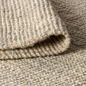 HomeRoots 9' Jute Handmade Square Rug - Eco-Friendly, Durable & Stylish for Contemporary or Rustic Interiors 683422