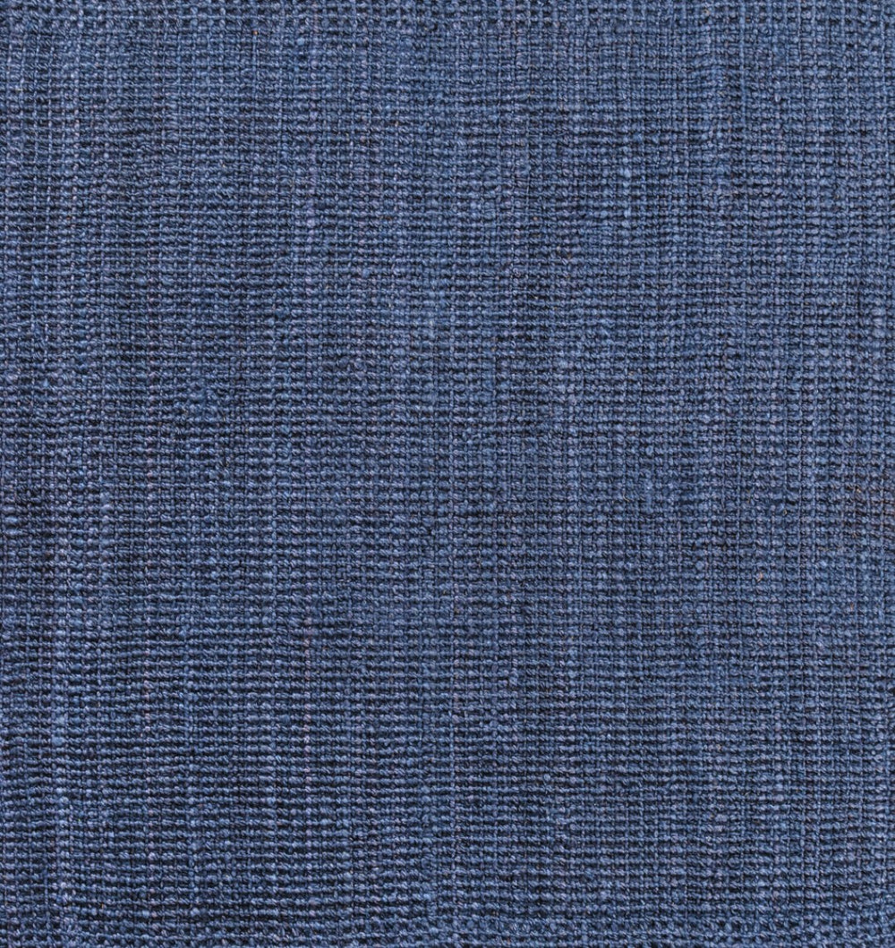 HomeRoots 6' Navy Blue Jute Handmade Square Rug - Durable, Textured Accent for Living Rooms & Bedrooms 683424