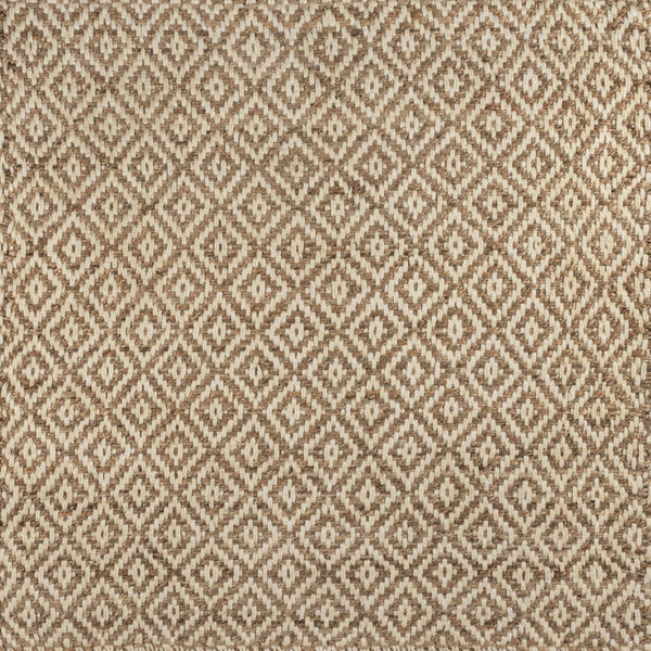 HomeRoots 5' Natural Jute Handmade Square Rug - Stylish, Durable, and Versatile for Any Home Décor Space 683433