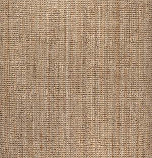 HomeRoots 6' Handmade Natural Jute Square Rug - Eco-Friendly Design for Warmth, Style, and Noise Reduction 683438