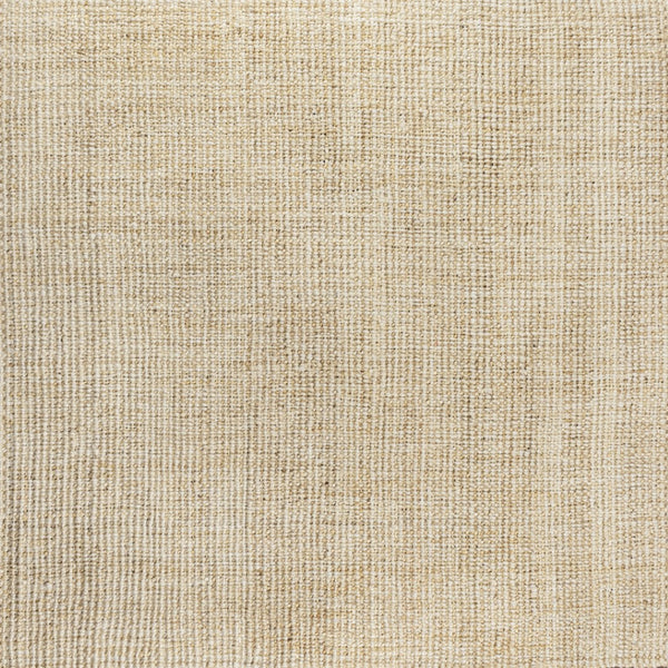 HomeRoots 5' Ivory Jute Handmade Square Rug - Artisanal Design for Cozy Living Spaces, Easy Care & Style 683439