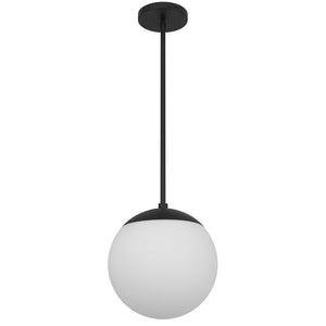 HomeRoots 10" Frosted LED Globe Pendant Light - Dimmable, Stylish, Weather-Resistant for Indoor/Outdoor Use 683462