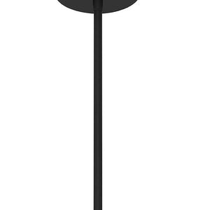 HomeRoots Black Frosted LED Pendant Light - Dimmable Outdoor Fixture with Modern Design for Patios & Porches 683465