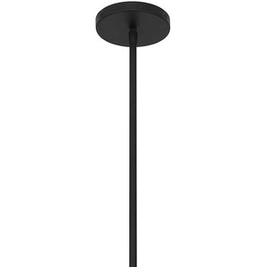 HomeRoots 16" Sleek Black Aluminum Cone LED Pendant Light - Dimmable, Weather-Resistant, Modern Design for Indoors & Outdoors 683467