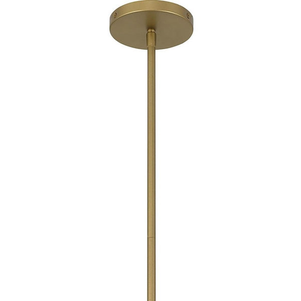 HomeRoots 16" Antique Gold Cone Pendant Light – Dimmable LED for Outdoor/Indoor Elegance & Durability 683468