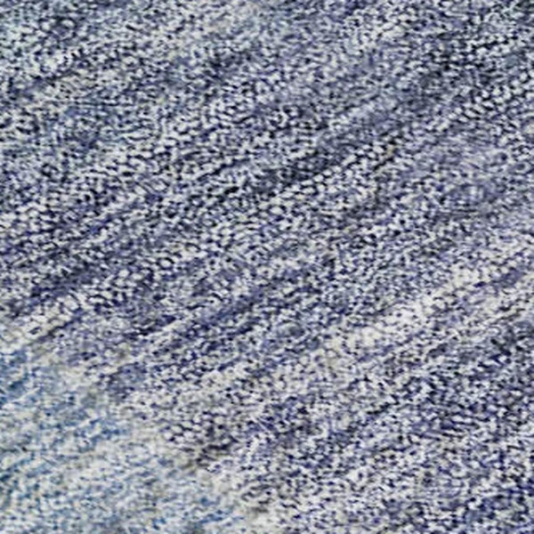 HomeRoots 8' X 10' Blue And Ivory Abstract Geometric Washable Area Rug - UV Protected, Stylish & Durable! 683480