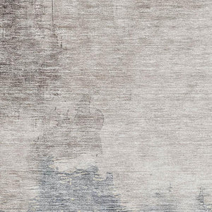 HomeRoots 9' X 12' Blue Gray Gold Abstract Area Rug – Washable, UV-Protected, Durable & Stylish for Homes 683559