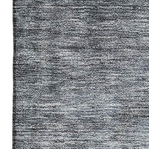 HomeRoots 10' X 14' Chocolate and Blue Abstract Area Rug - Washable, UV Protected, Modern Design for Busy Homes 683566
