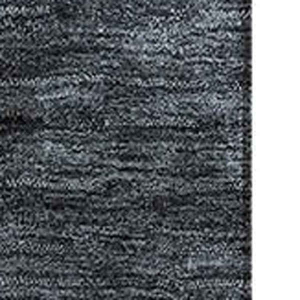 HomeRoots 5' X 8' Gray Silver Abstract Area Rug - Washable, UV Protected, Stylish & Durable for Any Room 683586