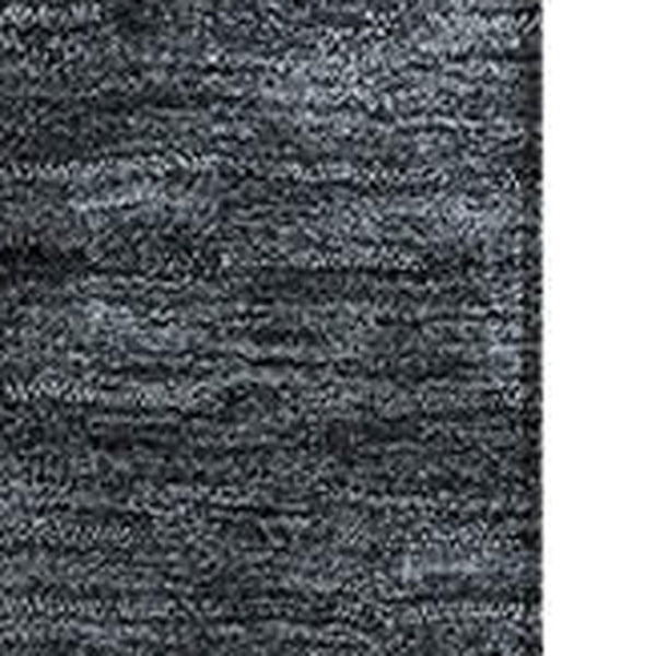 HomeRoots 8' X 10' Gray And Silver Abstract Washable Area Rug - Durable, Stain-Resistant, UV Protected Style 683588