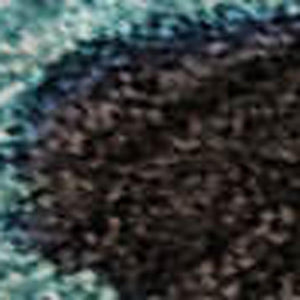 HomeRoots 9' X 12' Playful Blue, Copper & Ivory Polka Dot Area Rug - Washable, UV-Protected, Stain-Resistant! 683643