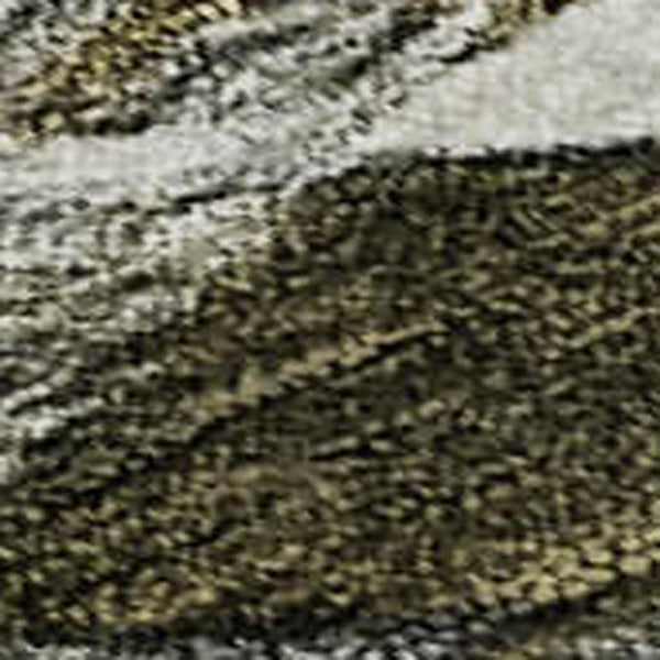 HomeRoots 8' X 10' Stylish Abstract Washable Area Rug in Granite Gray, Beige & Gold - UV Resistant & Durable 683690
