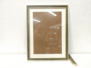 English Elm 18x24 Solid Wood Picture Frame with Replaceable Canvas, Acrylic Glass, Sturdy Backboard for Elegant Wall Decor Green T3976P383245