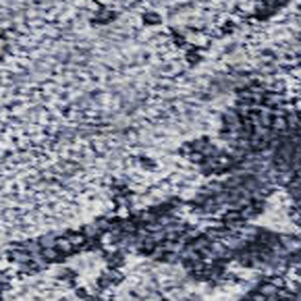 HomeRoots 5' X 8' Navy Blue And Silver Abstract Washable Area Rug - Stain Resistant with UV Protection & Durability 683730