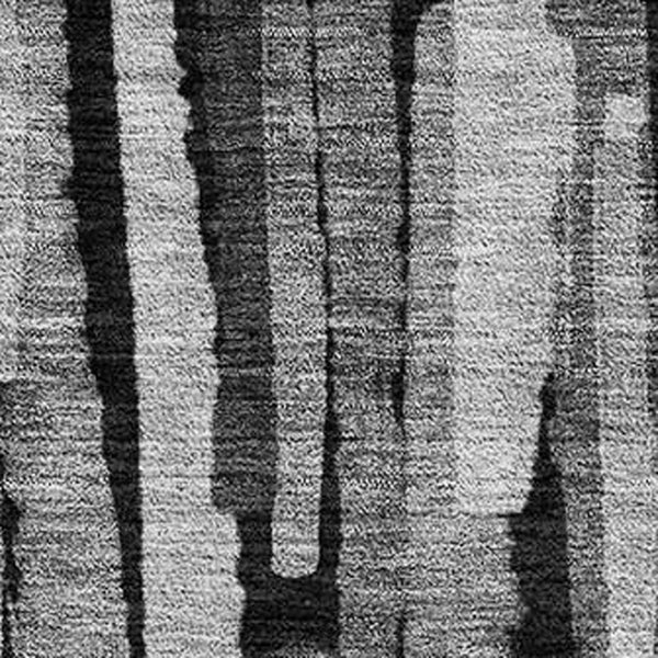 HomeRoots 8' X 10' Gray and Silver Striped Area Rug - Washable, UV-Resistant, Stylish for High-Traffic Spaces 683786