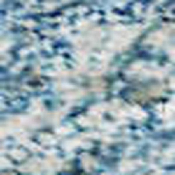 HomeRoots 8' X 10' Sky Blue Damask Washable Area Rug with UV Protection - Durable, Stylish, Easy Care for Homes 683924