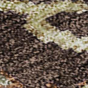 HomeRoots 5' X 8' Chocolate Red & Copper Floral Area Rug – Stain-Resistant, Washable, UV-Protected Beauty! 683964