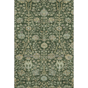 HomeRoots 10' X 14' Floral Area Rug - Washable, Stain-Resistant & UV Protected for Family Homes & Active Spaces 684022