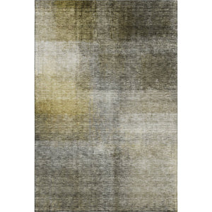 HomeRoots 8' X 10' Abstract Taupe Ivory Brown Area Rug - Washable, UV Protected, Stylish & Durable Home Decor 684194