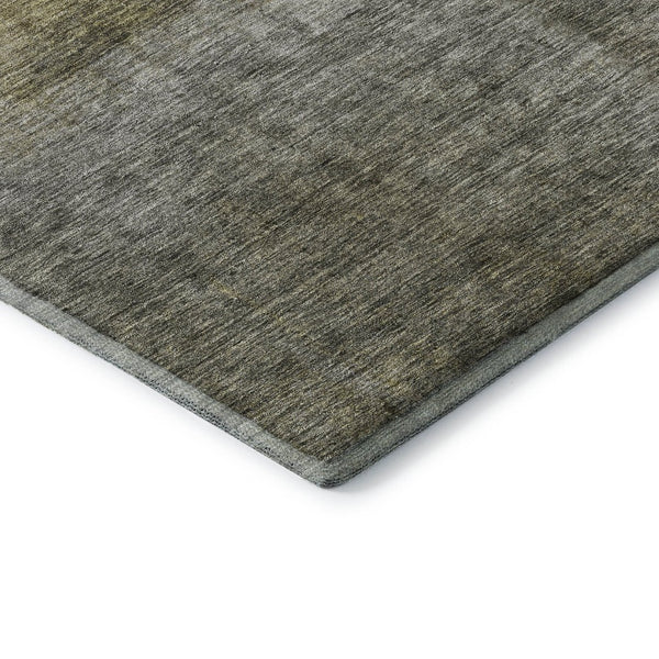 HomeRoots 8' X 10' Abstract Taupe Ivory Brown Area Rug - Washable, UV Protected, Stylish & Durable Home Decor 684194