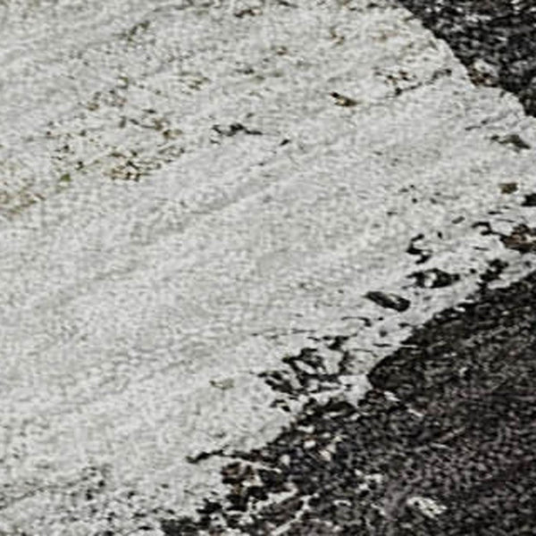 HomeRoots 10' X 14' Abstract Coffee Charcoal Ivory Area Rug - Washable, UV Protected, Stain Resistant, Durable 684208