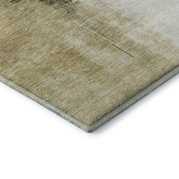 HomeRoots 5' X 8' Washable Abstract Area Rug with UV Protection - Soft, Durable, Stain-Resistant, Modern Design 684216
