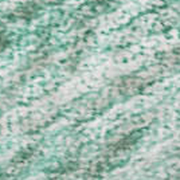 HomeRoots 5' X 8' Aqua and Ivory Abstract Area Rug - UV Protected, Washable, Stain-Resistant for Modern Spaces 684258