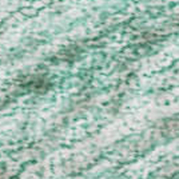 HomeRoots 9' X 12' Aqua and Ivory Abstract Washable Area Rug - UV Protected, Durable for High-Traffic Spaces 684261
