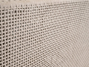 Essentials for Living Tropez Outdoor Swivel Rocker Chair with Hand-woven Rope Frame and Olefin Cushions 6843-1SRCK.OAT/ECR