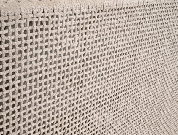 Essentials for Living Tropez Outdoor Swivel Rocker Chair with Hand-woven Rope Frame and Olefin Cushions 6843-1SRCK.OAT/ECR