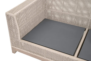 Essentials for Living Tropez Outdoor 90" Sofa 6843.OAT/ECR/W-ET