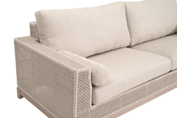 Essentials for Living Tropez Outdoor 90" Sofa 6843.OAT/ECR/W-ET