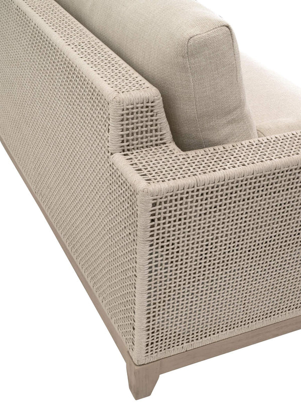 Essentials for Living Tropez Outdoor 90" Sofa 6843.OAT/ECR/W-ET