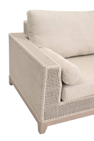 Essentials for Living Tropez Outdoor 90" Sofa 6843.OAT/ECR/W-ET