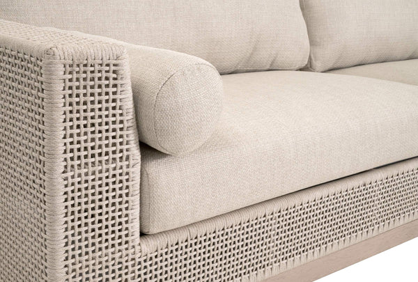 Essentials for Living Tropez Outdoor 90" Sofa 6843.OAT/ECR/W-ET