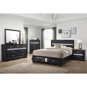 English Elm Annie 9-Drawer Dresser With Crystal-Like Fronts & Soft Wood-Grain Finish For Glamorous Bedrooms B062P378344