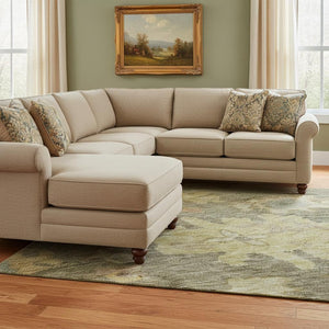 HomeRoots 10' X 14' Artichoke Green Floral Area Rug – Washable, Stain-Resistant, UV Protected for Durability 684498