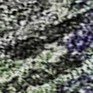 HomeRoots 5' Washable Abstract Geometric Area Rug in Green, Gray & Purple - UV Protected, Stain Resistant, Durable Design 684548