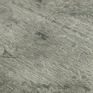 HomeRoots 8' X 10' Sage & Beige Medallion Area Rug - Washable, UV Protected, Durable & Stylish for Any Room 684640