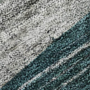 HomeRoots 9' X 12' Vibrant Abstract Geometric Washable Area Rug with UV Protection for Stylish Homes & Durability 684761