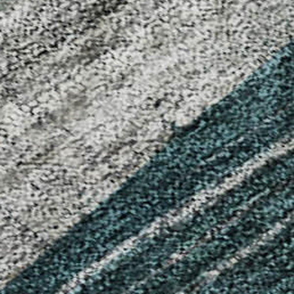 HomeRoots 9' X 12' Vibrant Abstract Geometric Washable Area Rug with UV Protection for Stylish Homes & Durability 684761