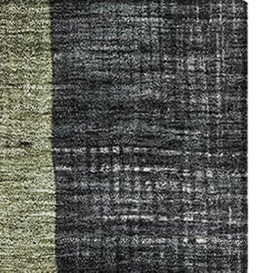 HomeRoots 8' X 10' Stylish Artichoke Green Geometric Area Rug with Stain Resistance, Washable & UV Protection 684784