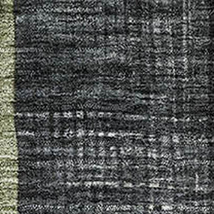 HomeRoots 10' X 14' Artichoke Green Geometric Washable Area Rug – Durable, UV-Protected, Pet-Friendly Design! 684786
