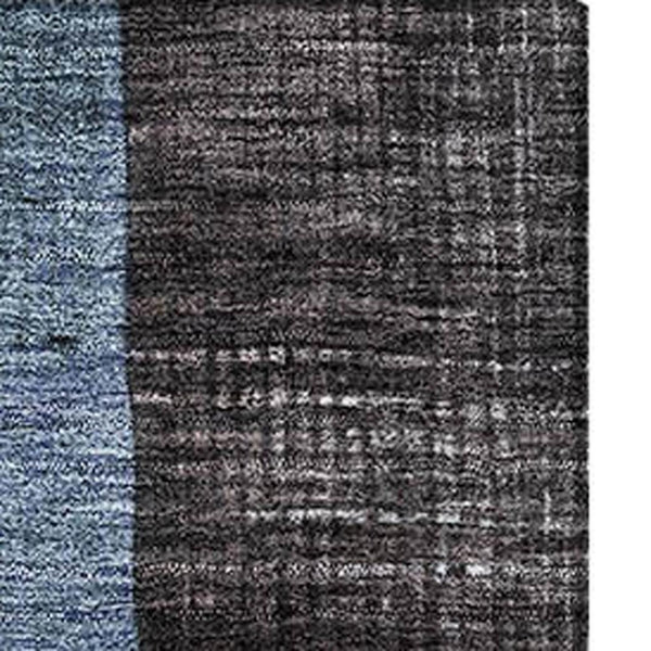 HomeRoots 10' Blue Gray & Silver Geometric Washable Area Rug – UV Protected, Stain Resistant & Stylish Design 684798