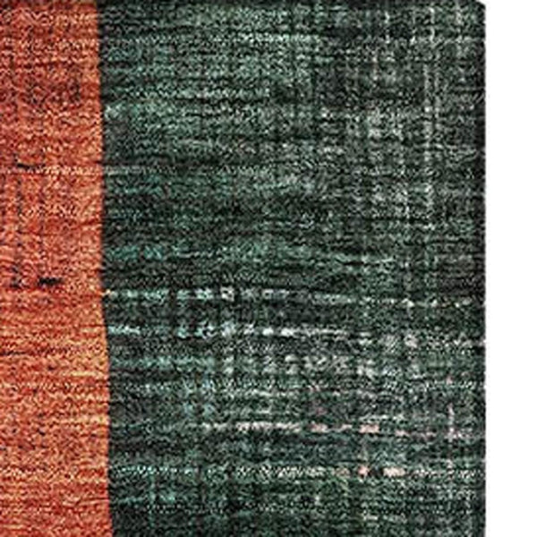 HomeRoots 10' Vibrant Orange, Teal & Purple Geometric Washable Area Rug with UV Protection for Any Space 684816